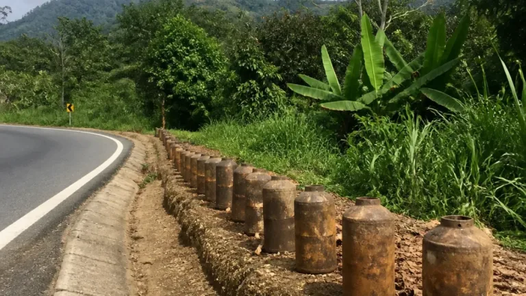 Ejército encontró 16 cilindros presuntamente para fabricar explosivos en la Troncal de Urabá